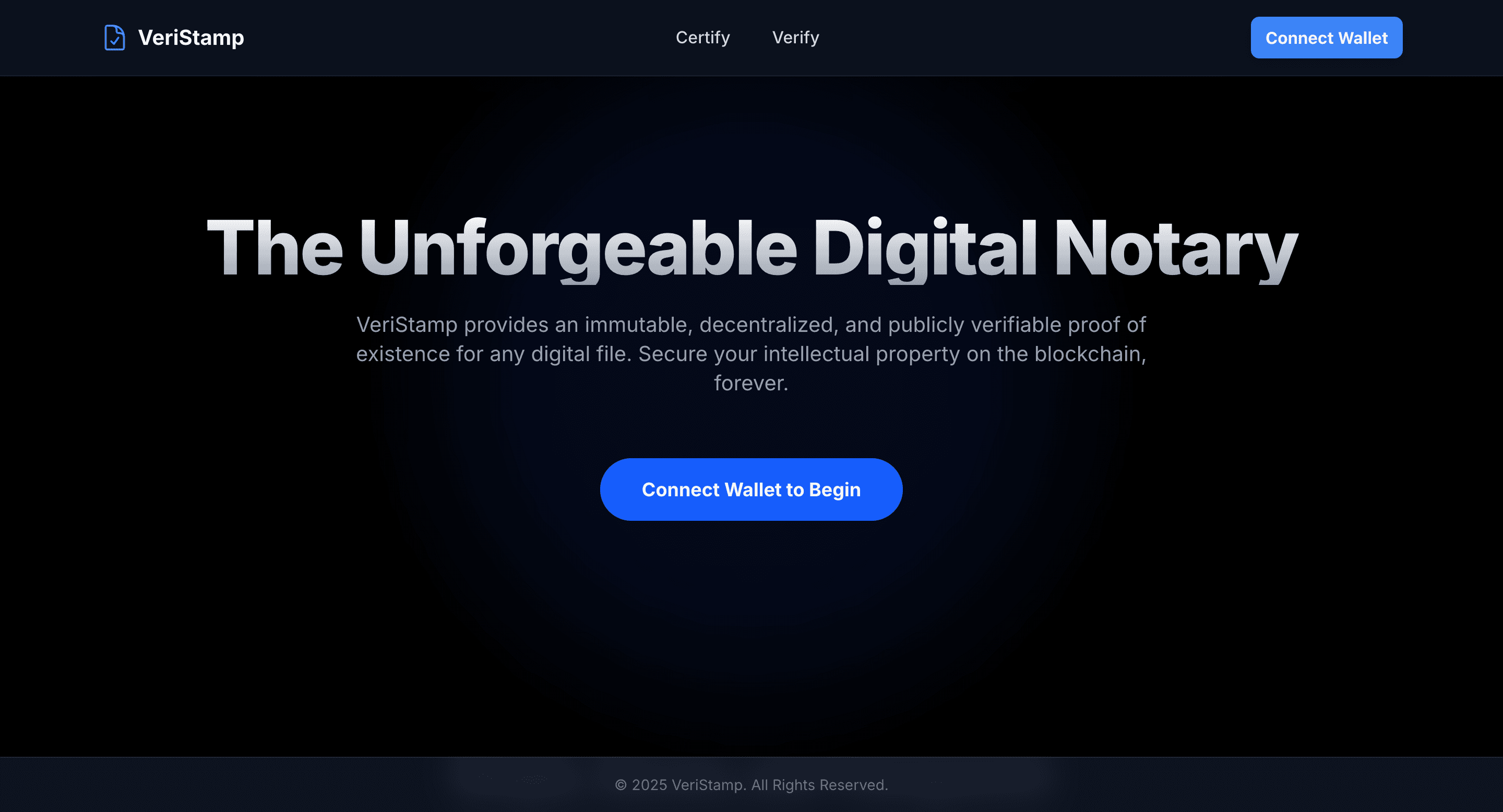 VeriStamp dApp